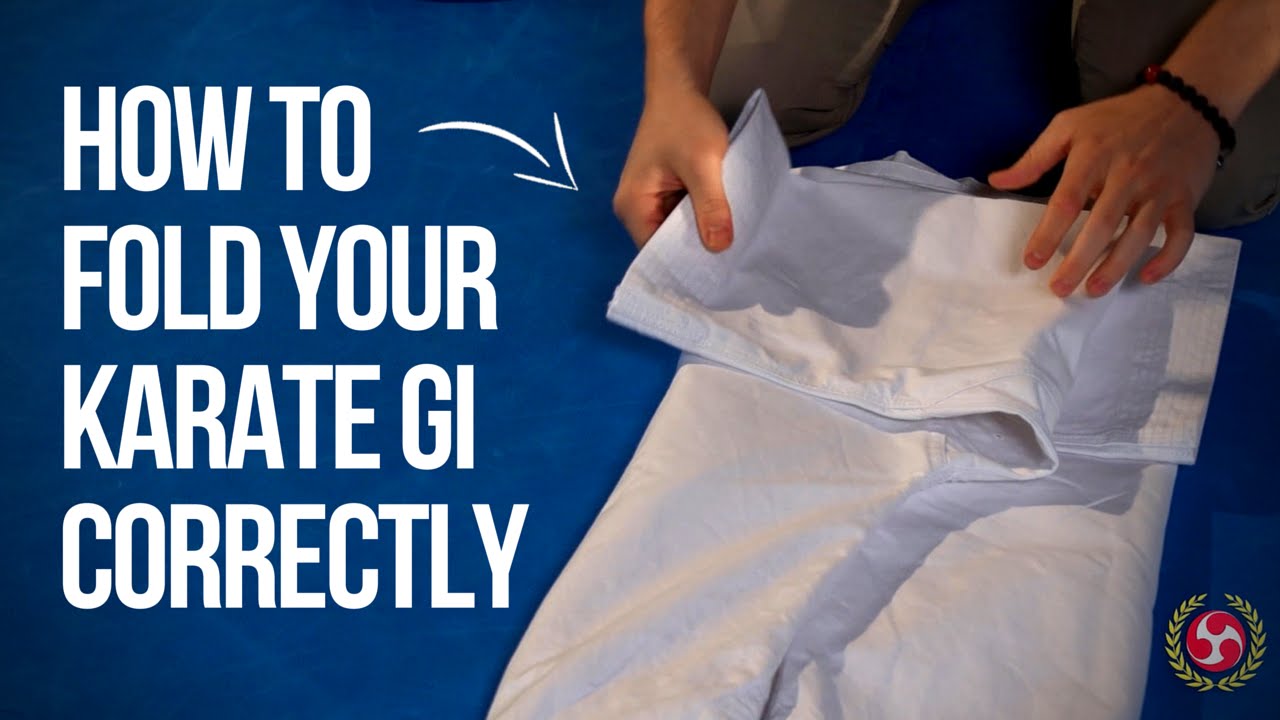 Still frame from How To Fold Your Karate Gi Correctly